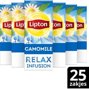 Lipton Feel Good Selection Kamille Thee - 6 x 25 zakjes - Voordeelverpakking
