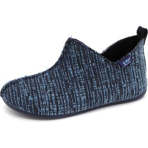 Q-Fit Dames Pantoffel Madrid - 3300.2.028 Blauw/Combi - Maat 40