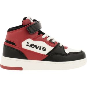 Levi's Block Mid jongens sneakers - Rood - Maat 28