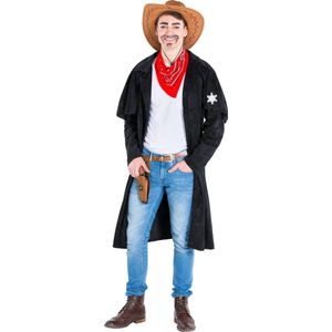 dressforfun - Herenkostuum cowboy Willy XL - verkleedkleding kostuum halloween verkleden feestkleding carnavalskleding carnaval feestkledij partykleding - 300572