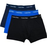 Calvin Klein Boxershorts - Heren - 3-pack - Blauw/Zwart/Navy - Maat S