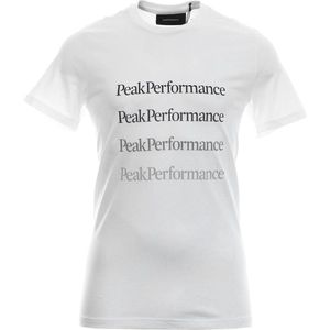 Peak Performance - Ground Tee 2 - Witte T-shirts Heren - S - Wit