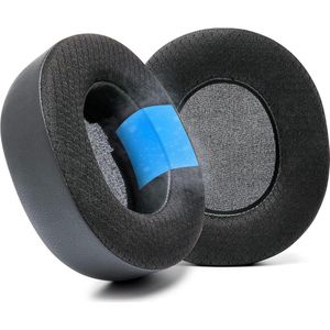 Hybride Stof Cooling Gel Vervanging Oorkussens Voor Steelseries Arctis Nova Pro Draadloos - Verbeterde Duurzaamheid Dikte & Geluidsisolatie - Zwart