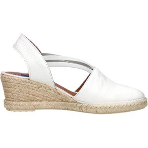 Verbenas Maika Sandalen Touwzool - wit - Maat 41