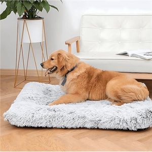 hondenmand, Hondenbed Kattenbed Huisdier Bed voor Hond en Kat, Dubbelzijdig Verkrijgbaar Hondenmatras, 65x48cm,