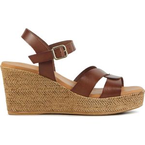 Stefano Lauran Sandalen Vrouwen - S3111 - Maat 36 - Cognac