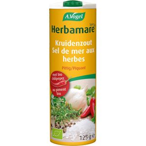 A.Vogel Herbamare Spicy korrels - Pittig kruidenzout met 14 biologische kruiden en groenten. - 125 g