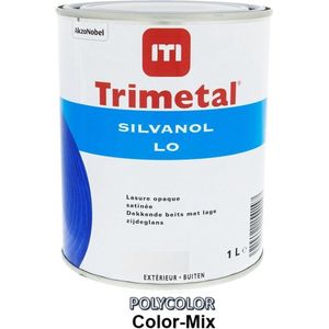 Trimetal Silvanol LO - Dekkende beits zijdemat - RAL 8014 Sepiabruin - 1 L