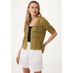 Mexx Ajour Cardigan - Dames - Spicy Green - Maat S