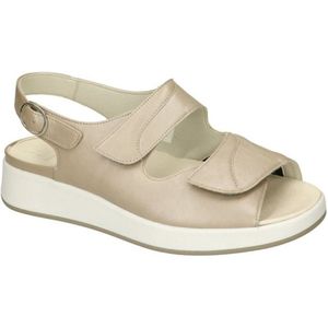 Solidus -Dames - beige - sandalen - maat 38