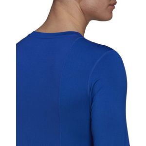 adidas - Techfit Long Sleeve Top - Compressieshirt Blauw - S - Blauw