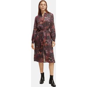 168917 Karls printed shirt dress