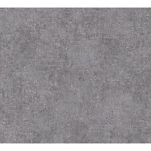 VINTAGE STRUCTUUR BEHANG | Metallic Effect - grijs brons zwart - A.S. Création Trendwall 2