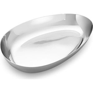 Georg Jensen Sky Serveerschaal - 14,5x22,2x2,6 cm - RVS