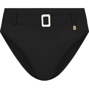 Beachlife Vanilla & Black high waist bottom