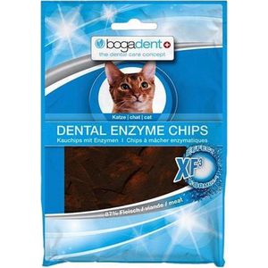 ** 2 X ** Bogadent Dental Enzyme Chips - Kattensnack tandverzorgend - 87% kip - zalmolie - 50 gr - XF3 EFFECTS FORMULE
