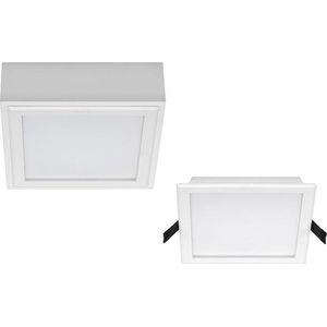 OPPLE PALLAS - Plafonnière - Inbouwspot - LED - Vierkant - 11W - mat wit