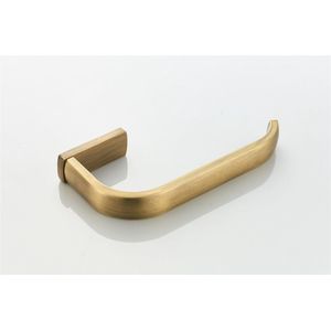 Toiletpapier houder muur opgezette toiletpapier houder Retro messing toiletpapier houder voor badkamer, Geborsteld brons