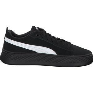 PUMA Smash Platform SD Sneakers Dames - Puma Black-Puma White