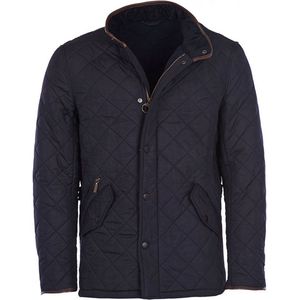 Barbour Quilted Jas Powell Donkerblauw - Maat XL - Heren - Winterjas