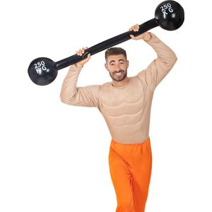 Funidelia | Opblaasbare Barbell voor vrouwen en mannen â–¶ Circus, Originele en Leuke - Accessoires voor Volwassenen, kostuum accesoires - Zwart