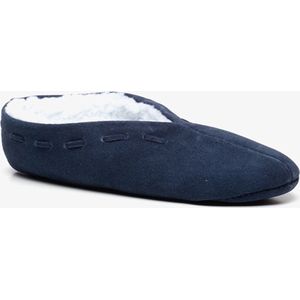 Thu!s dames spaanse sloffen blauw - Maat 39 - Pantoffels - Echt leer