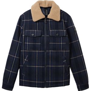 TOM TAILOR wool jacket with sherpa collar Heren Jas - Maat XL