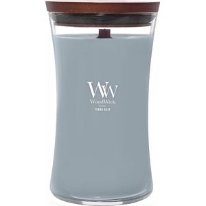 WoodWick Hourglass Large Geurkaars - Terra Haze - 130 branduren
