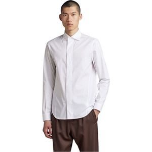 G-star Formal Superslim Shirt Met Lange Mouwen Wit XL Man