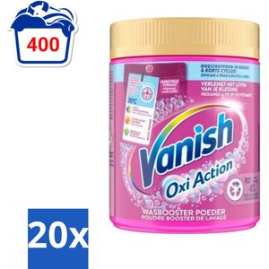 Vanish Oxi Action - Vlekkenverwijderaar Poeder - Zonder Bleek - Gekleurde Was - 530 Gram - Bulkverpakking - 20 stuks