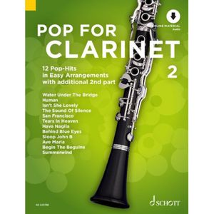Schott Music Pop For Clarinet 2 - Bladmuziek voor houten blaasinstrumenten