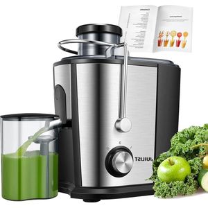 600 W groente fruit juicer grote vulschacht 2 snelheden anti-druppelsysteem antislipvoeten sapcentrifuge groenten en fruit