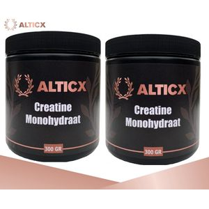 ALTICX® Creatine Monohydraat - Sportvoeding Spieropbouw Supplement - Fitness Supplement 2x 300 gram