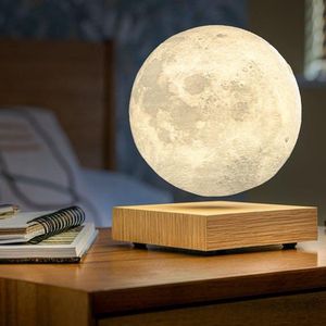 Gingko - Smart Moon Lamp - Witte es - 3D - Luxe zwevende maanlamp