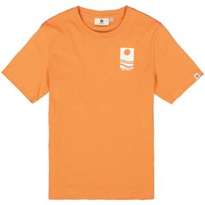 GARCIA Jongens Chest print T-shirt Oranje Korte mouw