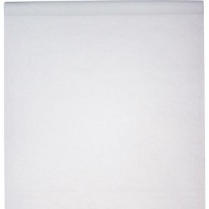 Santex Tafelkleed op rol - non woven polyester - wit - 120 cm x 10 m