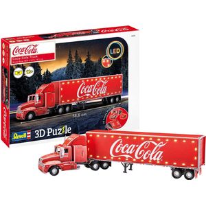 3D Puzzel Coca-Cola Truck (168 stukjes) - LED Edition