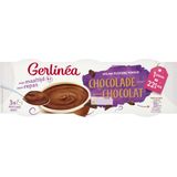 Gerlinea Afslank Maaltijdpudding (Kant-en-klaar) - Chocolade - 3 x 210g