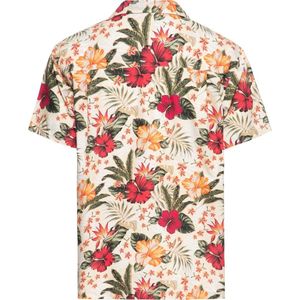 King Kerosin Hawaiihemd Offwhite-XXL