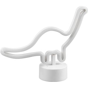 LED Tafellamp - Tafelverlichting - Trion Camel - 1.6W - USB-aansluiting - Rond - Mat Wit - Kunststof