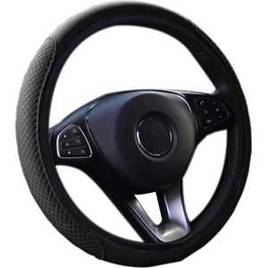 Universeel elastische ademende antislip stuurhoes 37-38 cm zwart auto-accessoires