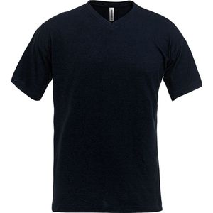 Fristads V-Hals T-Shirt 1913 Bsj - Donker marineblauw - 2XL