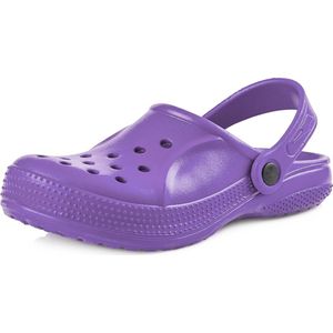Ladeheid Clogs Kinderen - Tuinschoenen - Lichte - Kinderschoenen - Meisjes - Jongens – Violet – 27 – LA-KL-055