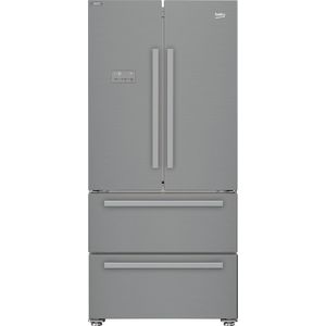 Beko GNE6049XPN Amerikaanse koelkast | 84 cm | 539L | E | RVS | HarvestFresh | Luxe Design | 4 deurs