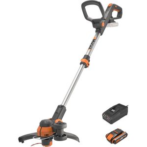2-in-1 Accu Grastrimmer en Randsnijder met Draaibare Trimmerkop en Telescoopsteel - 18V (20V MAX)