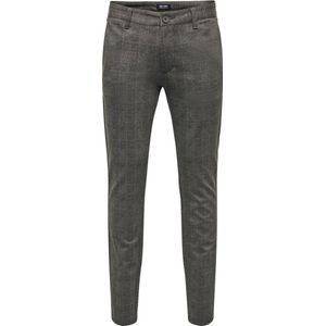 ONLY&SONS - ONSMARK SLIM CHECK PANTS 9887 NOOS - Heren - Broeken