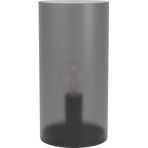 EGLO Geo Tafellamp - E14 - 20 cm - Grijs/Zwart/Smoke