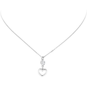 Lilly 102.4525.40 Ketting Zilver 40cm CZ