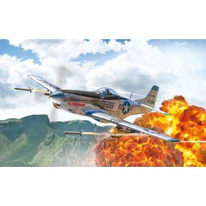 1:72 Italeri 1452 North American F-51D Mustang Korean War Plastic Modelbouwpakket