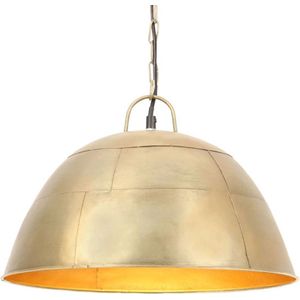 VidaXL Hanglamp Industrieel Vintage Rond 25 W E27 41 cm Messingkleurig